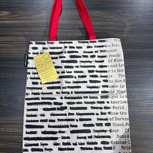 Out Of Print Banned Books Print Canvas Cotton Tote Bag Book Lover Gift